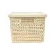 Caja simil ratán 7,5 lts 31x21x14,7 cm BEIGE