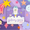 8 calcomanías Glo Pals galaxia antideslizantes para bañera GALAXY