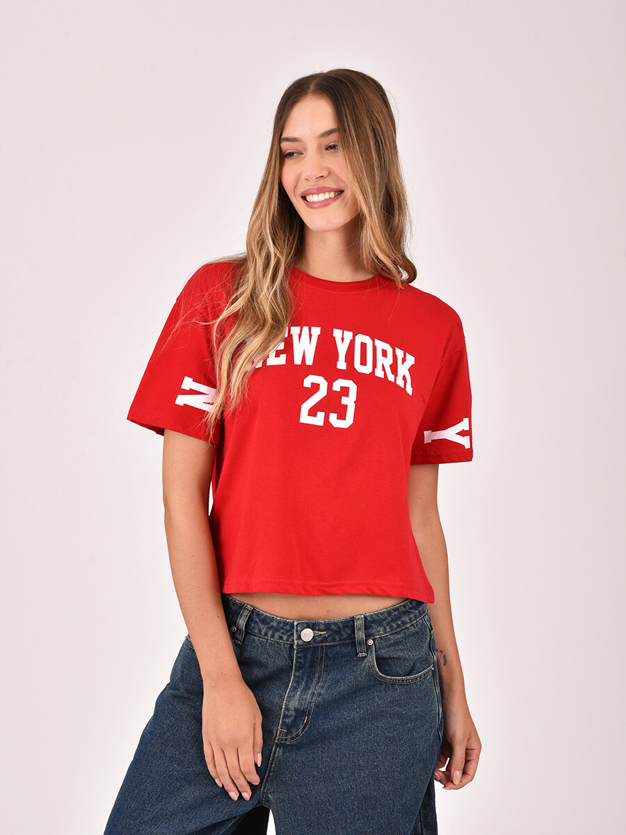REMERA GINA - ROJO 