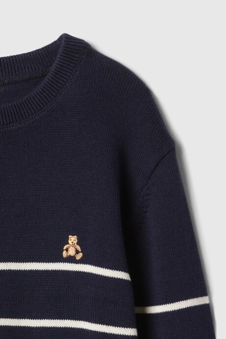 Buzo Rayas Toddler Niño Navy Uniform