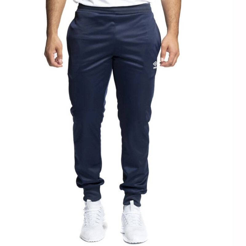 Pantalon de Hombre Umbro Frizado Azul Marino - Blanco