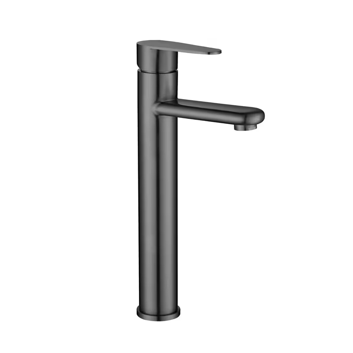 Grifería De Lavatorio Monocomando Alto De Mesada Celtic Grafito 