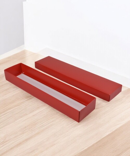 Caja Rectangular 7x32x4 cm ROJO