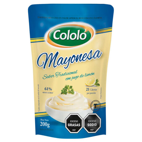 Mayonesa Cololo D/P 200g Mayonesa Cololo D/P 200g