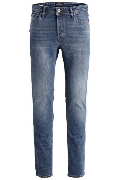 Jeans Slim Fit Con Lavado Discreto Blue Denim