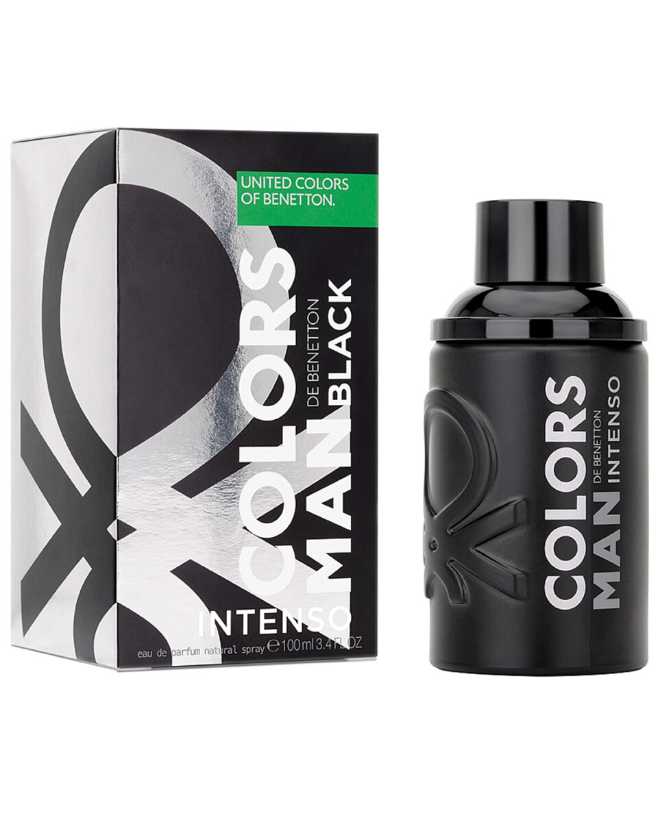 Perfume Benetton Colors Man Black Intenso EDP 100ml Original 