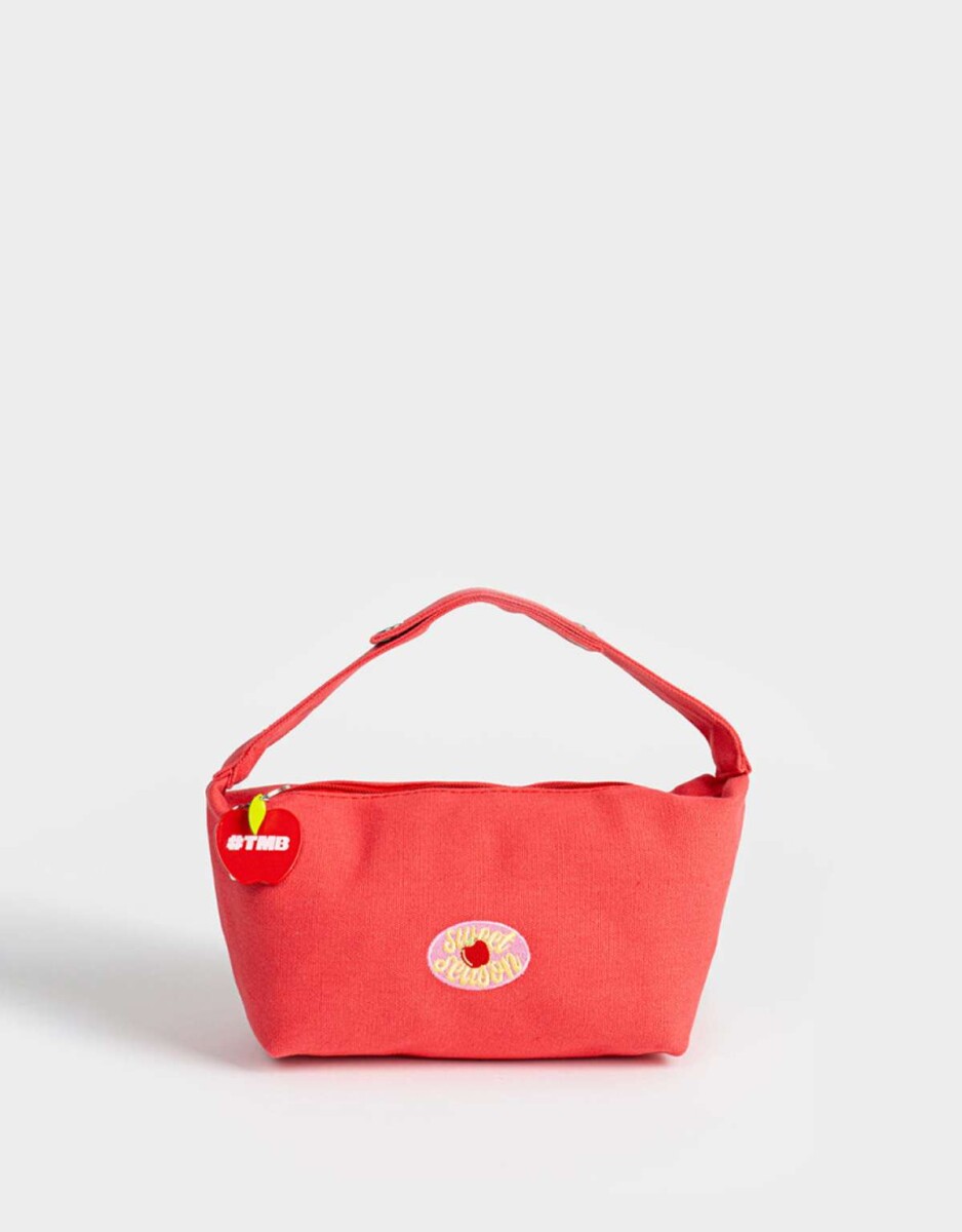 Portaskincare Con Charm #tmb - Rojo Frutilla 