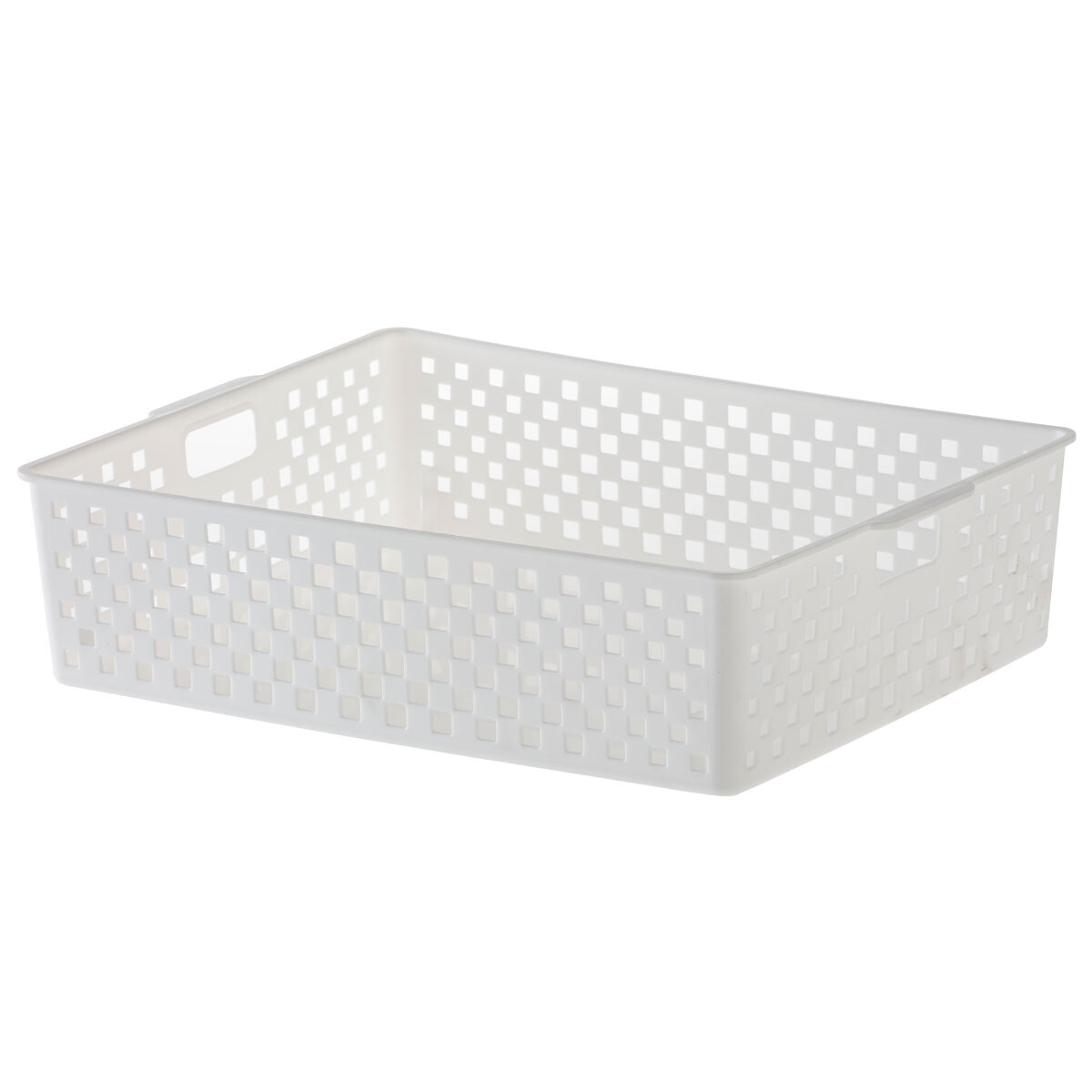 CESTO ORGANIZADOR QUADRATTA 34X27X9 BLANCO 