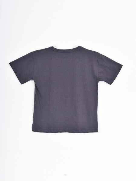 REMERA ROCK OVERSIZED GRIS OSCURO
