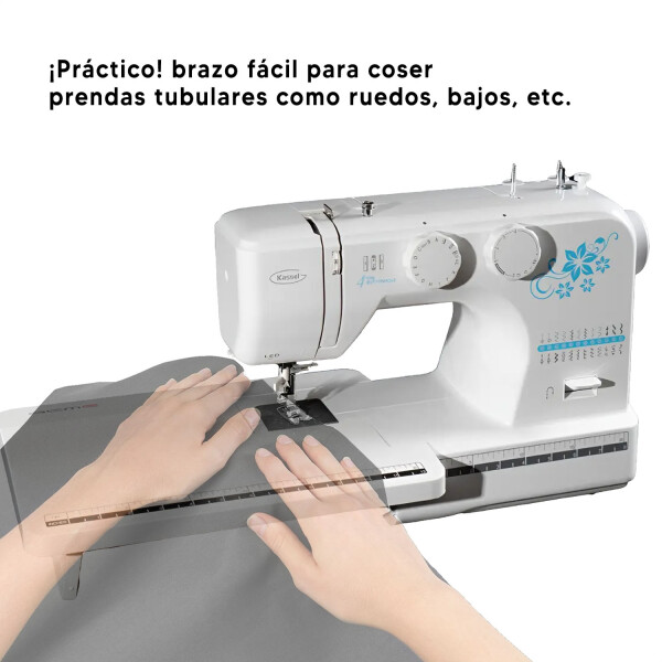 Máquina De Coser Recta Kassel Blanco Ks-mc36 MAQUINA DE COSER KASSEL KS-MC36