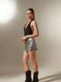 Short Sorpeli Plateado