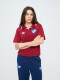 REMERA POLO BLOOM Nacional Mujer Beige, ordeaux