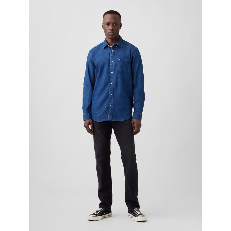 INTL EXCL LS STANDARD 1PKT DARK WASH