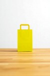 Bolsa lisa acuario 14x08x20 cm AMARILLO