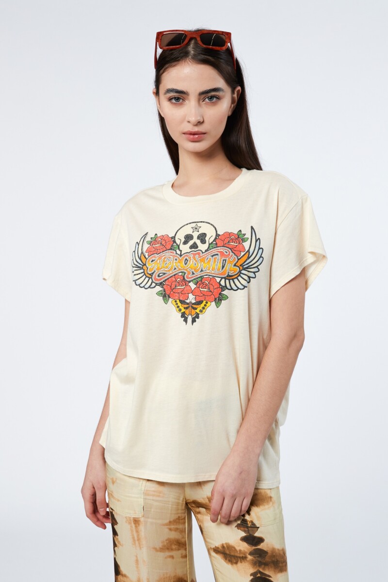REMERA AEROSMITH Crudo