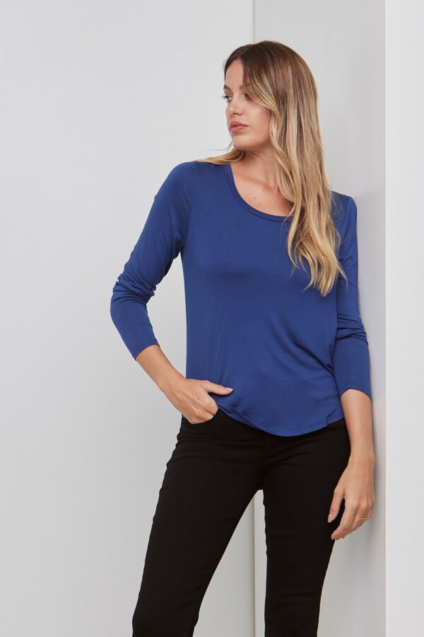 Remera Basica AZUL