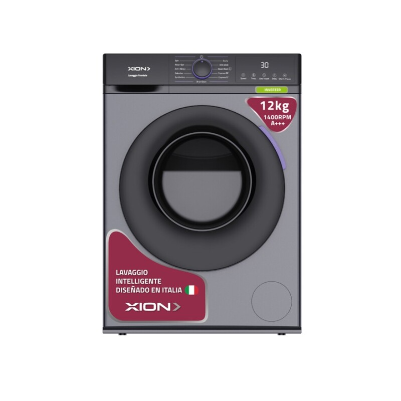 Lavasecarropas Xion 12kg Carga Frontal Inverter XI-LSE1280 Lavasecarropas Xion 12kg Carga Frontal Inverter XI-LSE1280