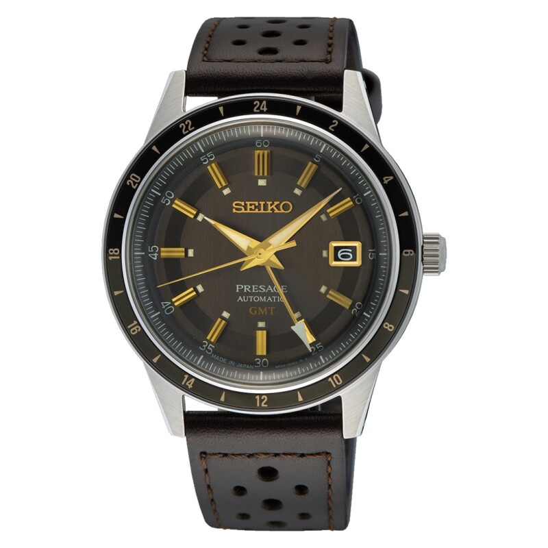 Reloj Seiko Presage Automático GMT SSK013J1 para hombre con correa de cuero Reloj Seiko Presage Automático Gmt Ssk013j1 Para Hombre Con Correa De Cuero