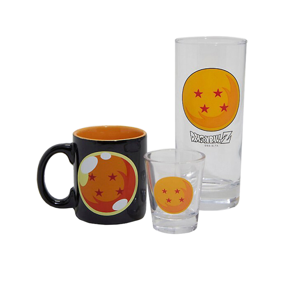 Dragon Ball Z Set Vasos y Taza 