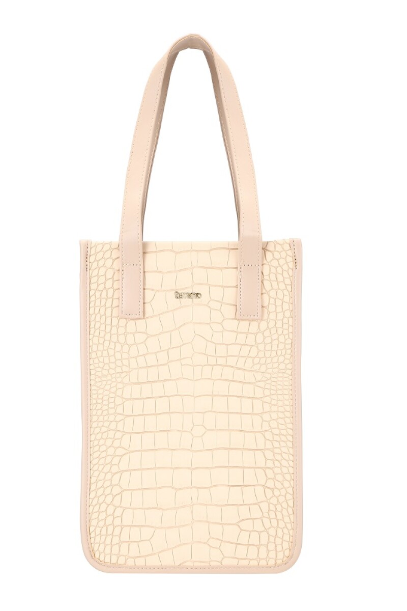 MATERAS BOLSITO TERRANO CROCO TAUPE