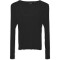 VMCECILIE LS U-NECK PULLOVER GA BLACK
