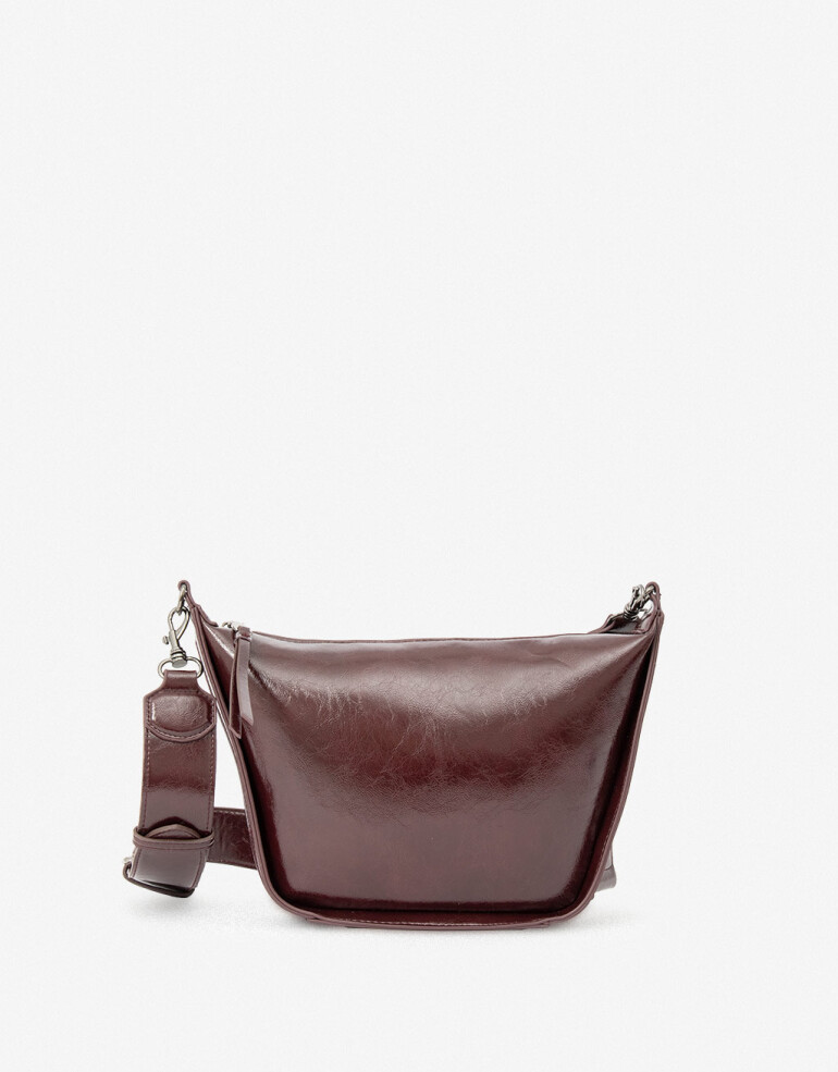 Bandoleras Cartera Formato Bandolera - Rojo Vino