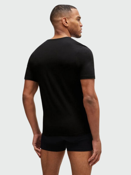 BOSS - Pach X 3 remeras de punto de algodón con cuello en V 0