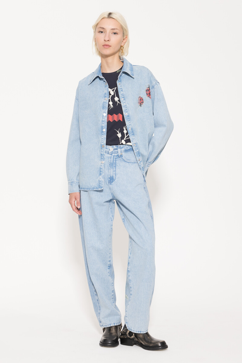 JEANS LUCK Azul