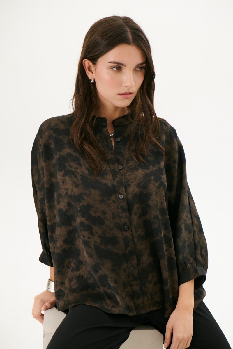 CAMISA MADISON COBRE CHOCOLATE