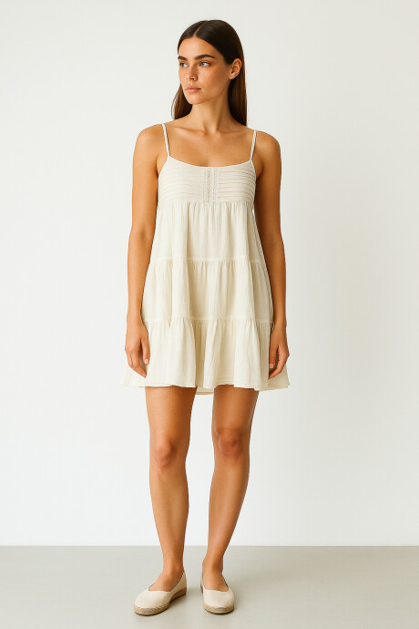 Vestido Tidal Marfil / Off White