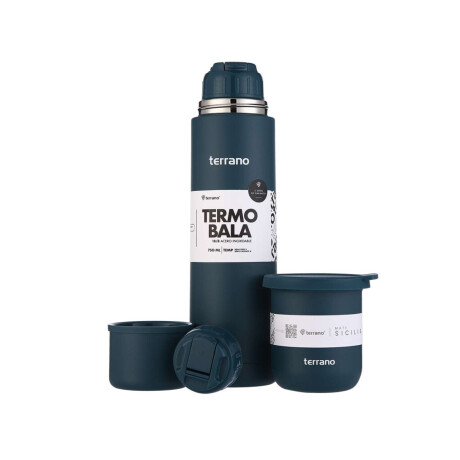 Kit Acero Bala - 750Ml + Mate Sicilia Petróleo