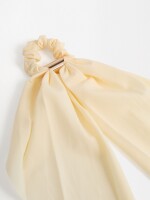 Coletero Con Lazo beige