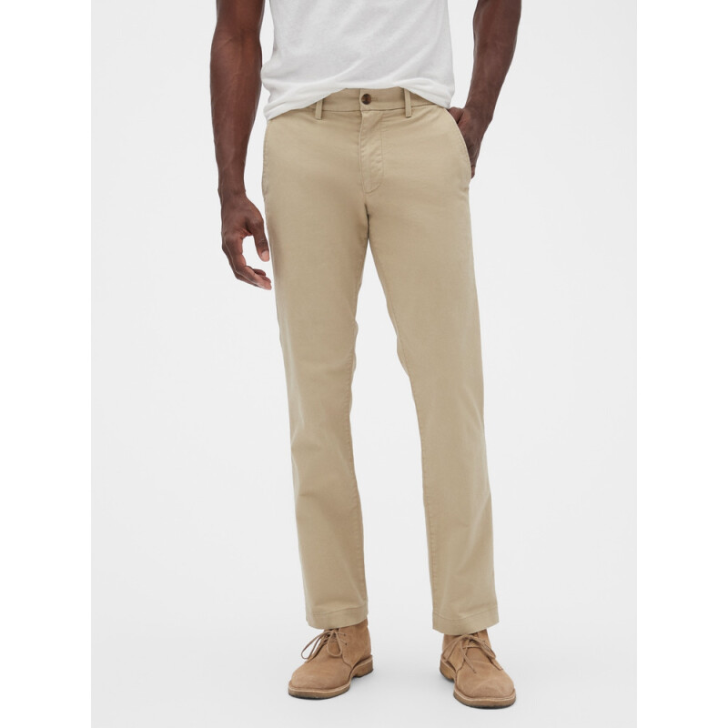V-ESSENTIAL KHAKI STRAIGHT FIT ICONIC KHAKI