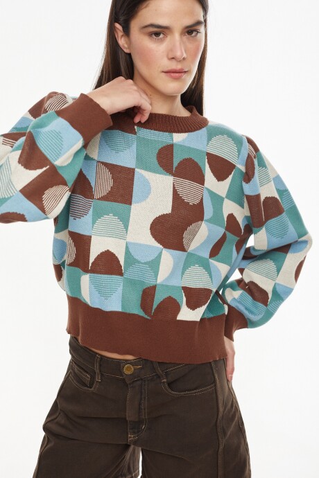Sweater Circle Marron