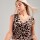Chaleco Animal Print Slowly Beige/black