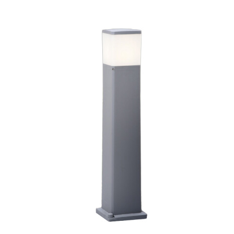 Poste caminero gris IP55 E27 800mm VIRGILIO FL0652