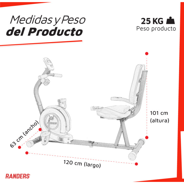 Bicicleta Fija Horizontal Magnética Bicicleta Fija Horizontal Magnética