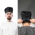 Gorro Chef Cocinero Sombrero Uniforme Unisex Cofia Cocina Variante Color Negro