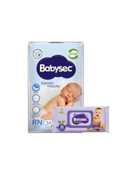 BABYSEC RECIEN NACIDO X 34 + T HUMEDA BABYSEC RECIEN NACIDO X 34 + T HUMEDA