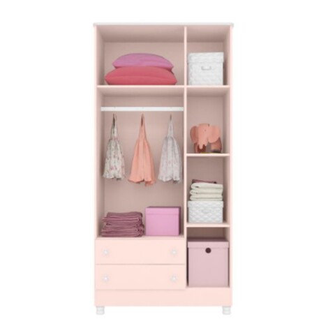 Ropero Abba 3 Puertas 2617 Qmovi Rosado Ropero Abba 3 Puertas 2617 Qmovi Rosado