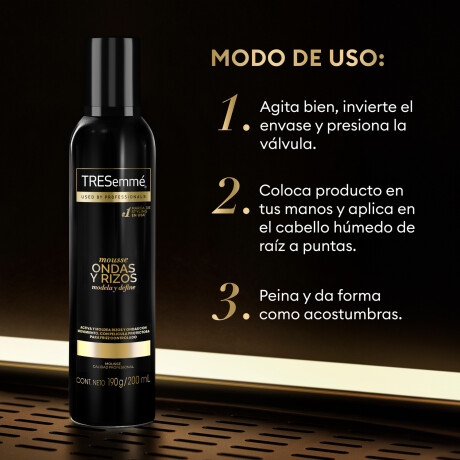 Tresemme Mousse Ondas Y Rizos 190gr Tresemme Mousse Ondas Y Rizos 190gr