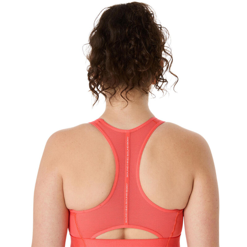 Bra Running Road Compression Mujer Coral Reef