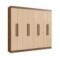 Ropero Placard 8 Puertas 4 cajones Dormitorio Beige