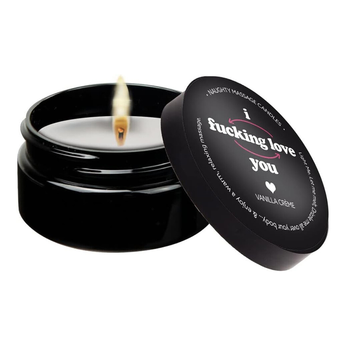 Vela de Masaje "I F*cking Love You" Vanilla Creme 