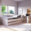 Cama Marinera 1 Plaza Hashtag - Blanca Cama Marinera 1 Plaza Hashtag - Blanca