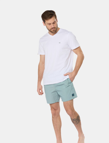 SHORT DE BAÑO LISO Denim