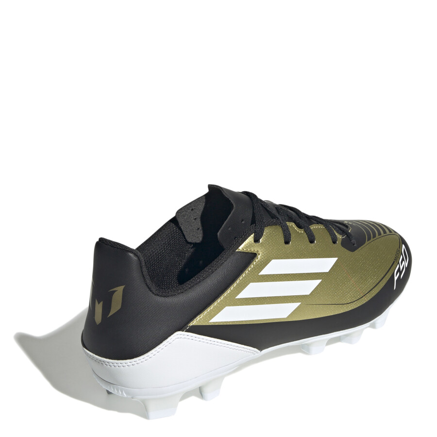 Championes Unisex Adidas Fútbol 11 F50 Club Messi MG Dorado - Negro - Blanco