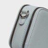 Mini bag New Penny en efecto cuero Celeste