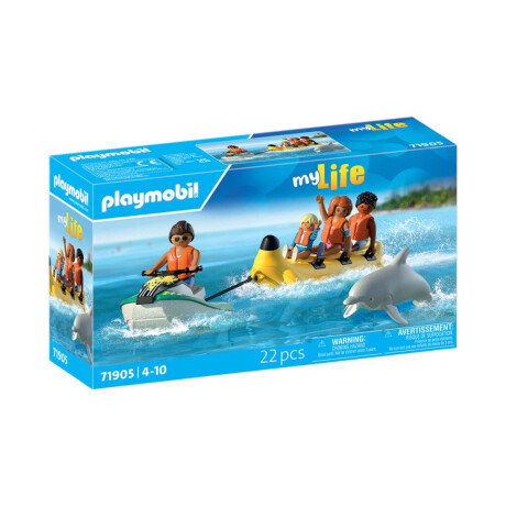 Moto Acuática Con Bote De Pasea Y Delfín Playmobil 22 Piezas