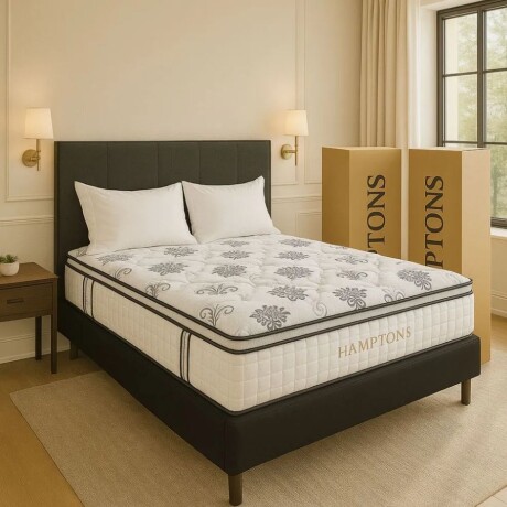 Sommier Queen Hamptons Hybrid Bronze Negro